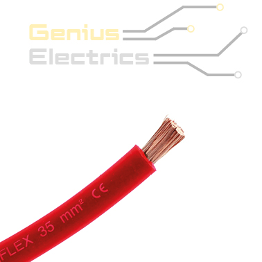 Accu kabel 35mm² rood kopen?  Genius Electrics - Quality inside