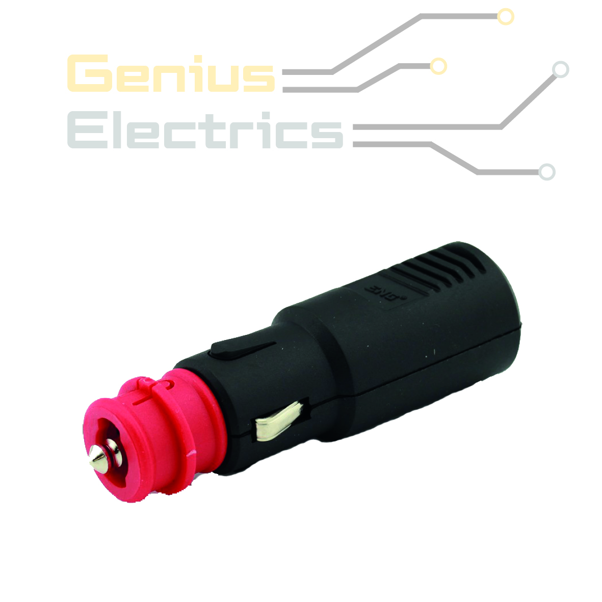 12V stekker sigarettenaansteker - Genius Electrics