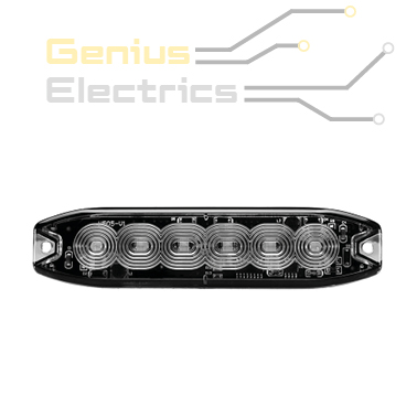 Led flitser ece r65 slim 6led dun